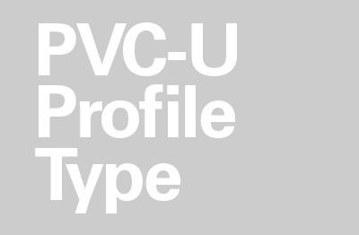 Hinges for PVC-U Profile Types