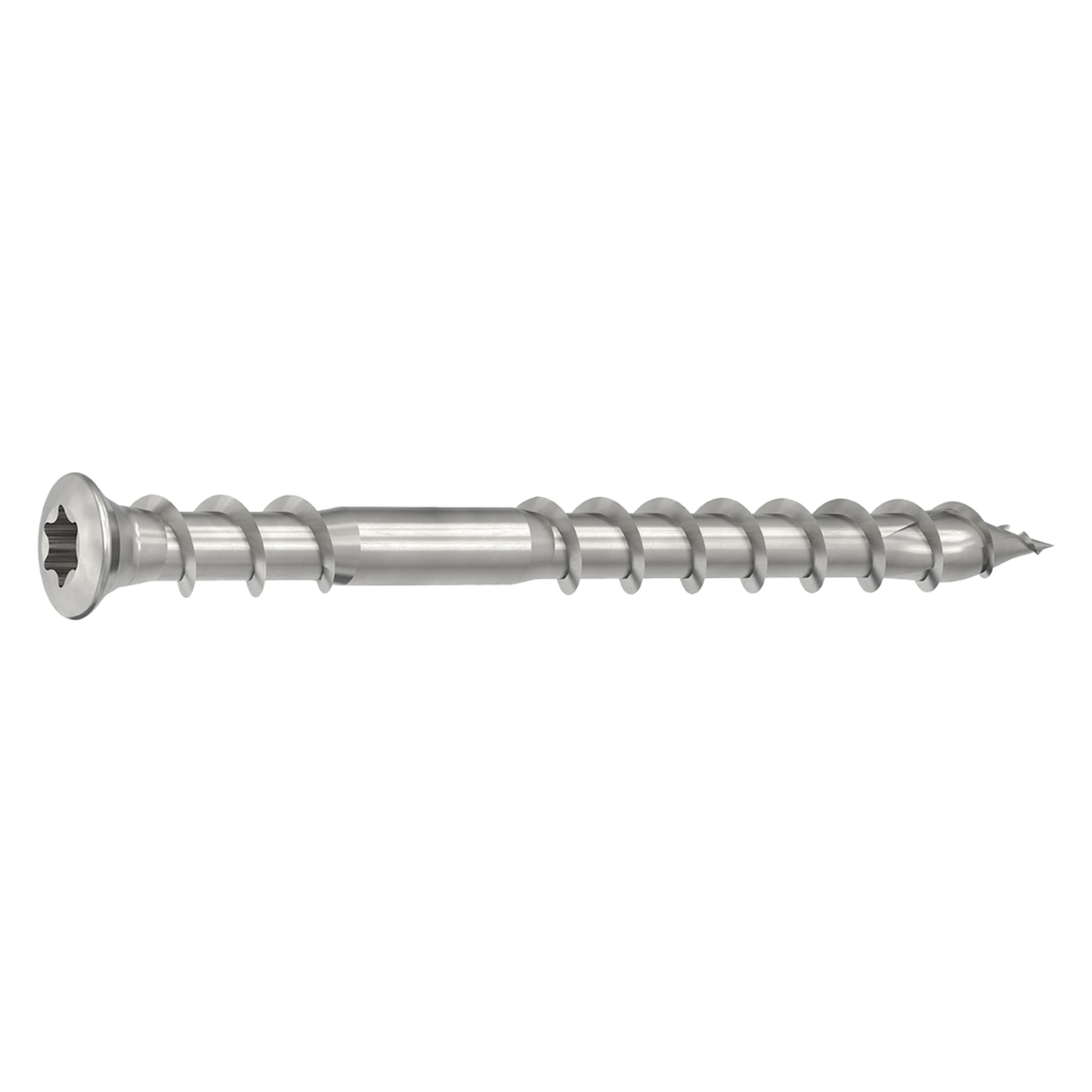 HECO-TOPIX®-plus, A2/A4 Stainless Steel, small countersunk timber decking, dual thread fastener - HTP-S-DS-ST