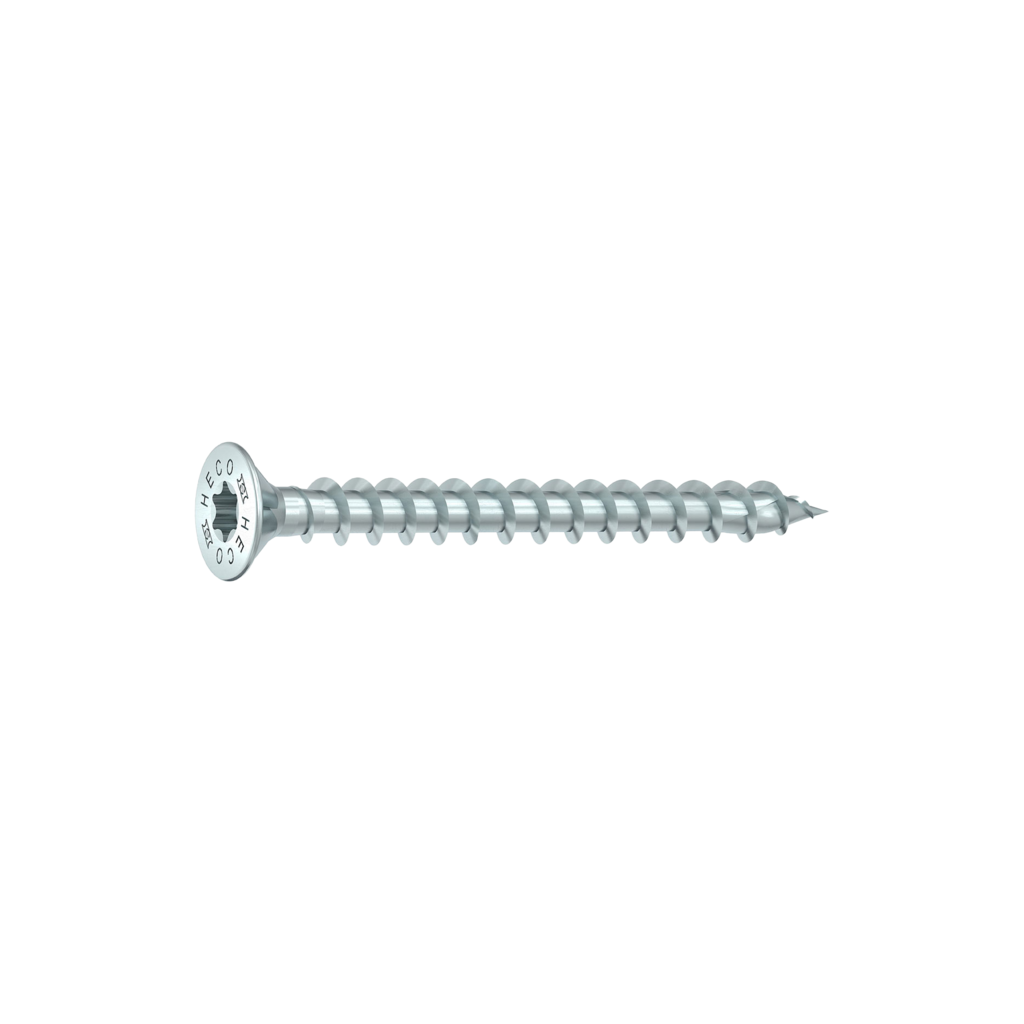 HECO-TOPIX®-plus, Carbon Steel, countersunk timber connection, variable full thread fastener - HTP-T-CS-VFT