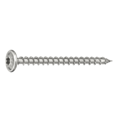 HECO-TOPIX®-plus, A2 Stainless Steel, flange head timber connection, full thread fastener - HTP-S-FH-FT