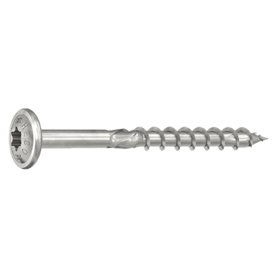 HECO-TOPIX®-plus, A2 Stainless Steel, flange head timber connection, part threaded fastener - HTP-S-FH-PT