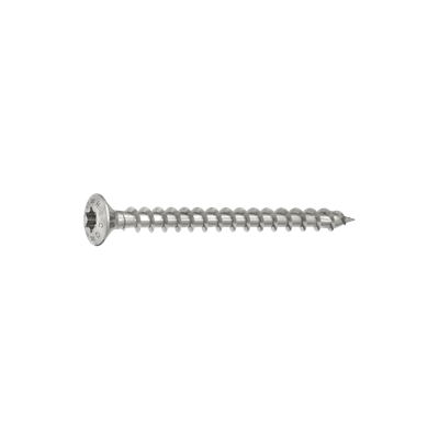 HECO-TOPIX®-plus, A2 Stainless Steel, raised countersunk timber connection, variable full thread fastener - HTP-S-RCS-VFT