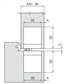 W-Tec 3D+ 100 Concealed Hinge for Medium Duty Doors