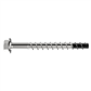 MULTI-MONTI® Plus Stainless Steel Concrete Screw Anchor, Hex Head - MMS-Plus-SS-A4